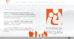 Desktop Screenshot of fundacjaprojan.pl
